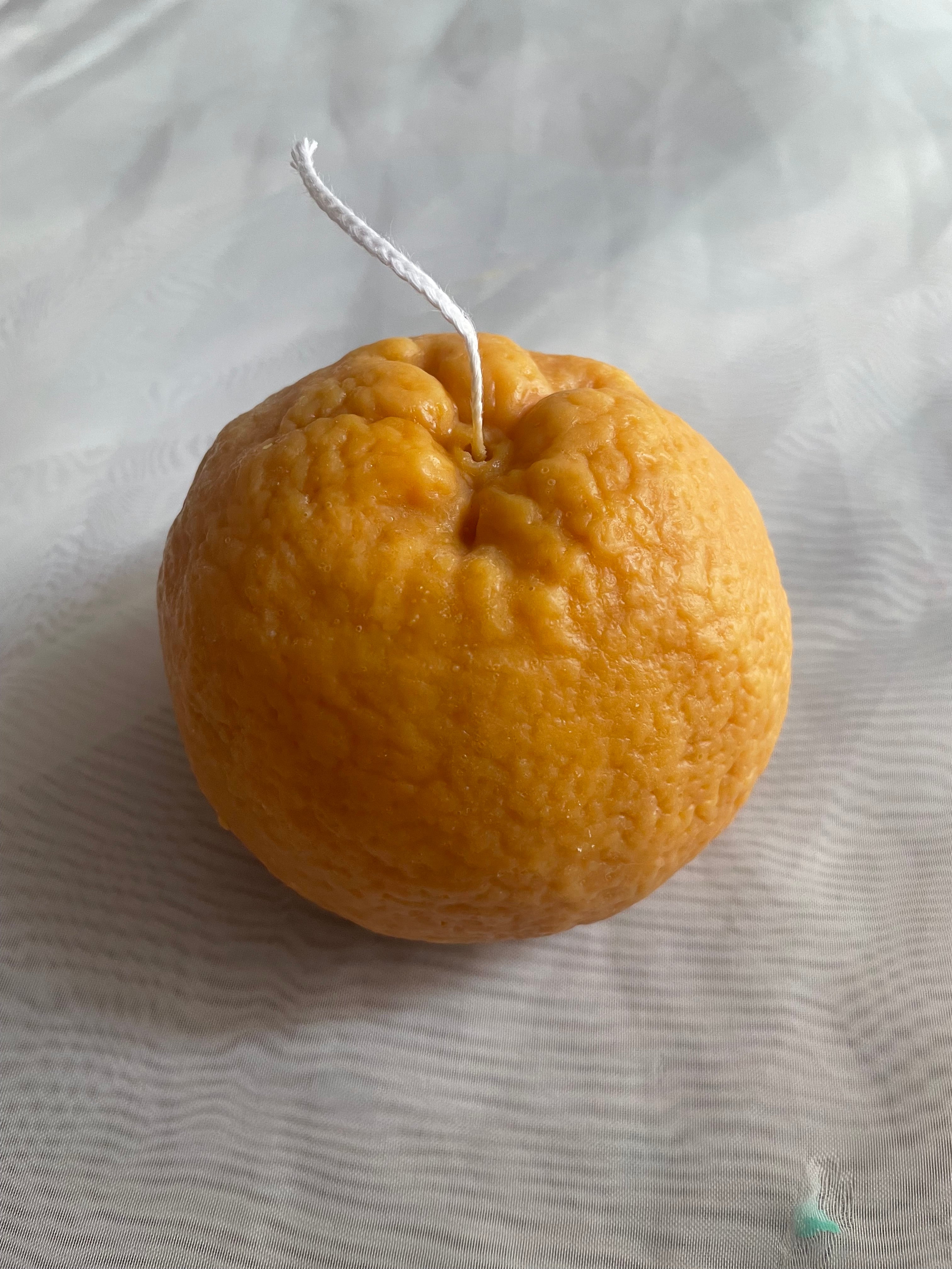 Kerze Orange ✨