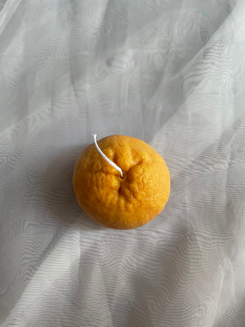 Kerze Orange ✨