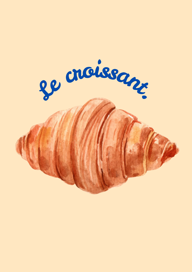 Poster Croissant ✨